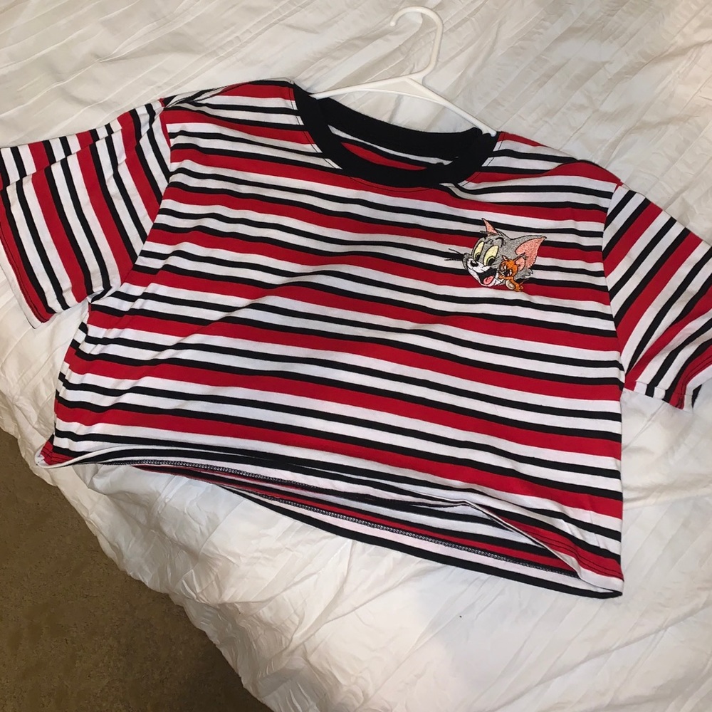 tom and jerry crop top